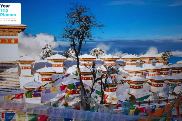 Dochula Pass in winter